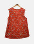 Orange floral big tank FM